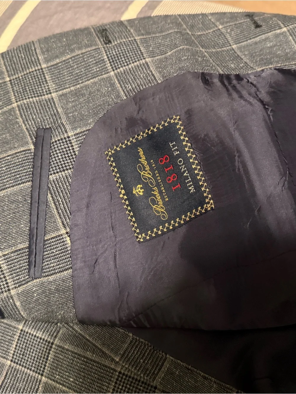 Brooks Brothers Blue Windowpane Two-Piece Suit